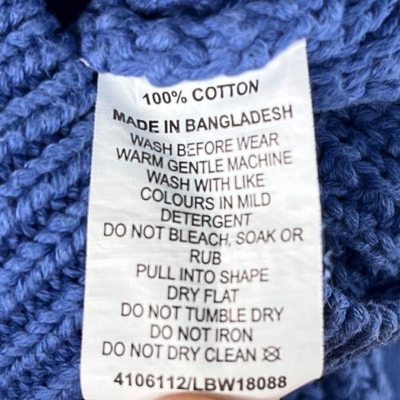 Milkshake Girls Periwinkle Blue Sweater with Shoulder patches - Picture 14 of 14